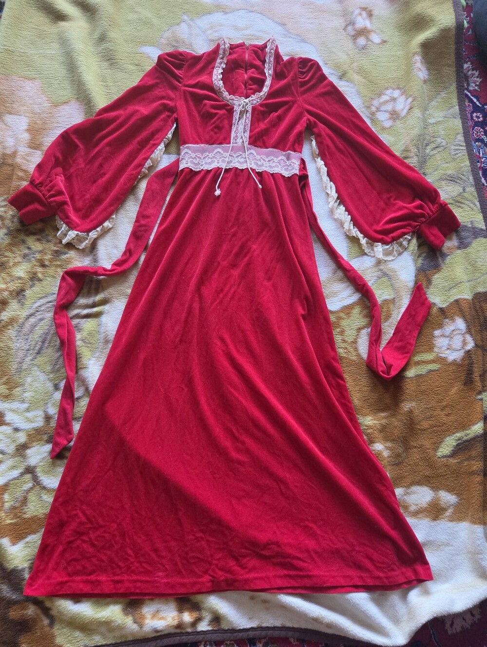 1970s Gunne Sax Style Dress